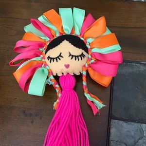 Mexican Maria doll keychain